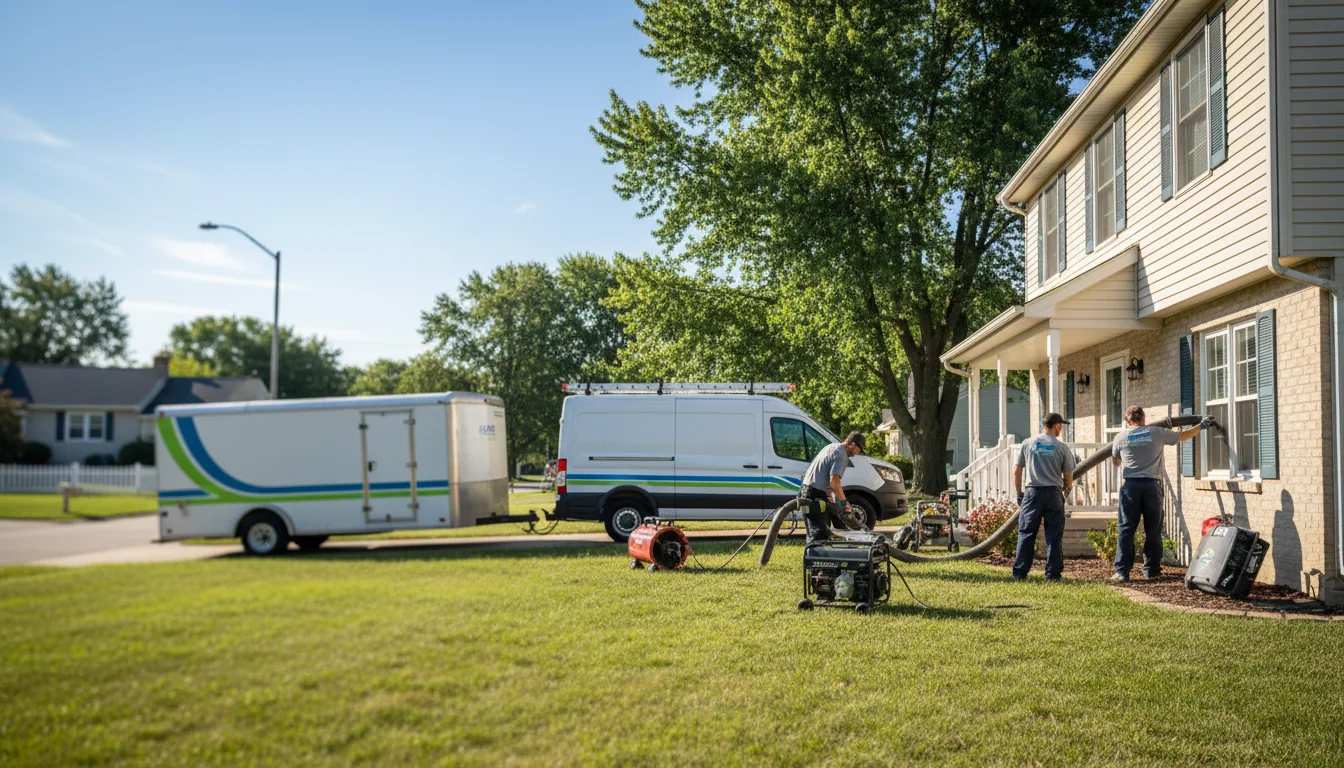 Flooded Basement Restoration And Cleanup With Repair in Lake View, IA near me